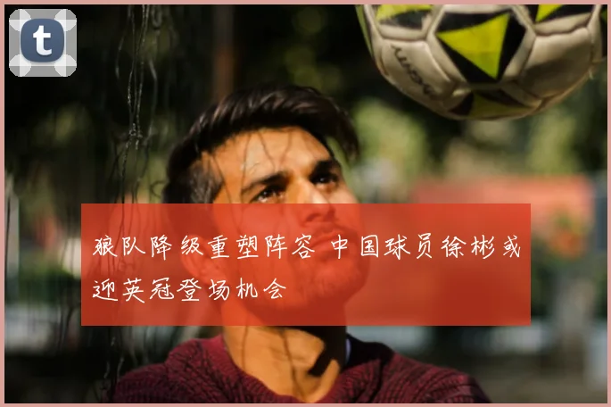 狼队降级重塑阵容 中国球员徐彬或迎英冠登场机会